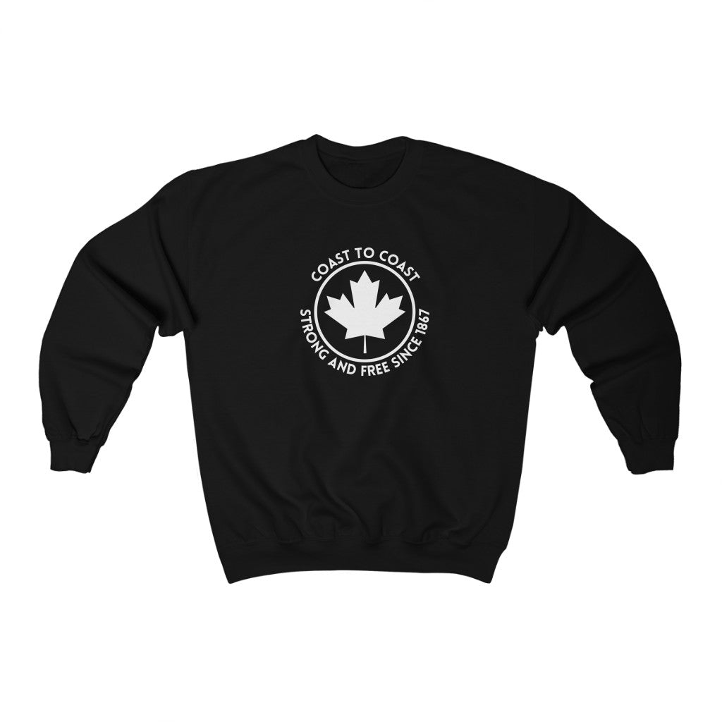 Unisex Crewneck - Strong & Free Since 1867 - Oh Canada Shop
