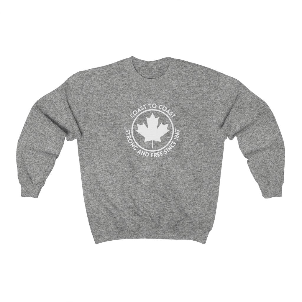 Unisex Crewneck - Strong & Free Since 1867 - Oh Canada Shop