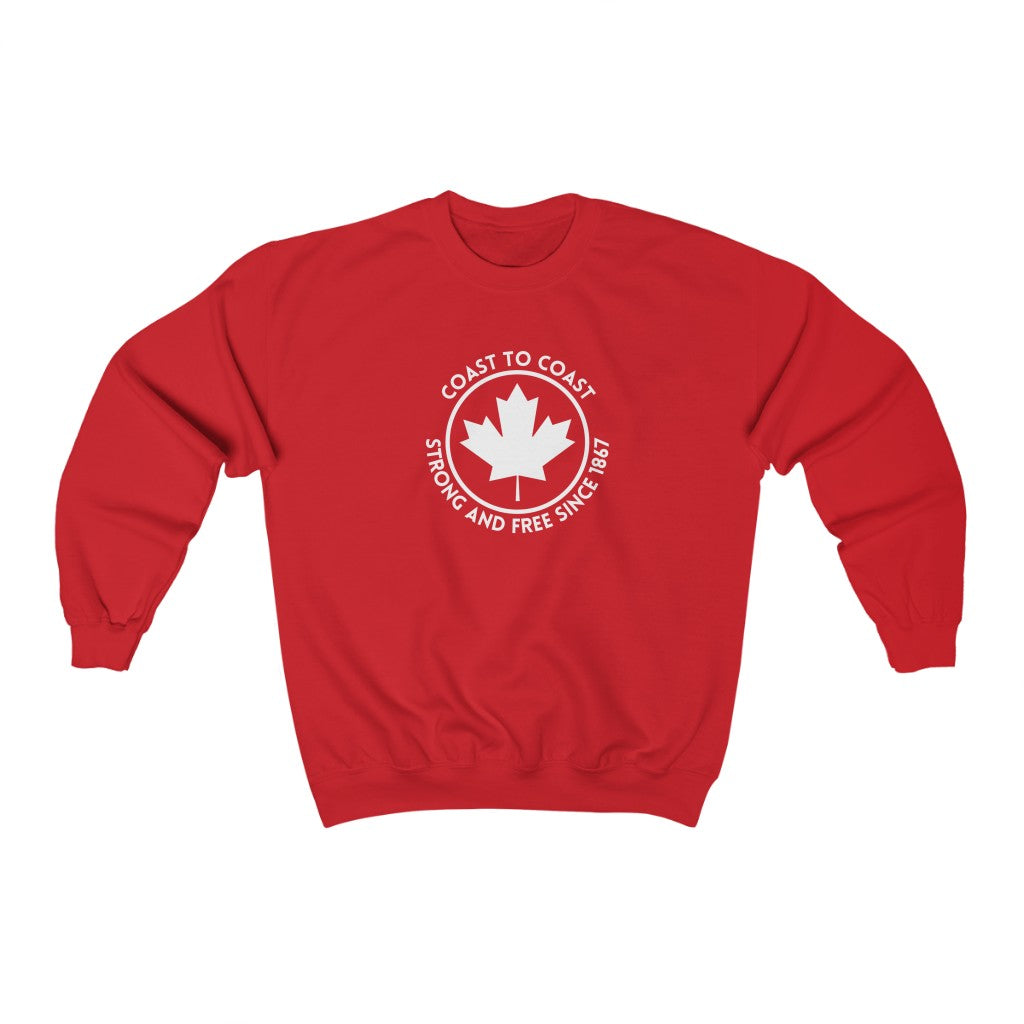 Unisex Crewneck - Strong & Free Since 1867 - Oh Canada Shop