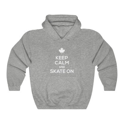 Unisex Hoodie - Keep Calm & Skate On - Oh Canada Shop