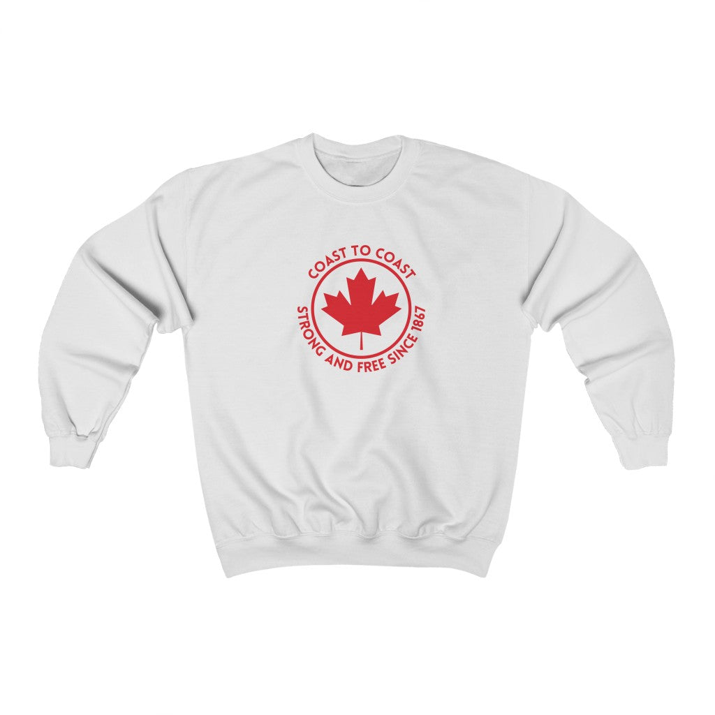 Unisex Crewneck - Strong & Free Since 1867 - Oh Canada Shop