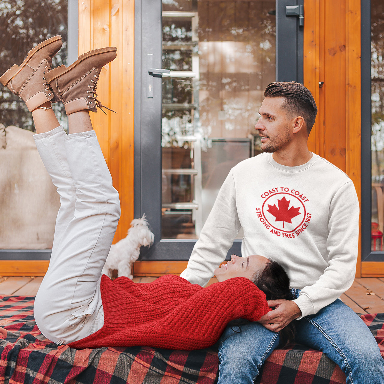 Unisex Crewneck - Strong & Free Since 1867 - Oh Canada Shop