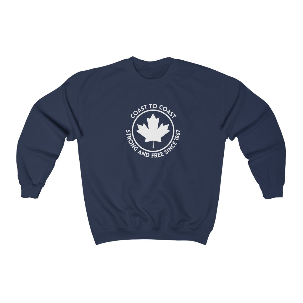 Unisex Crewneck - Strong & Free Since 1867 - Oh Canada Shop