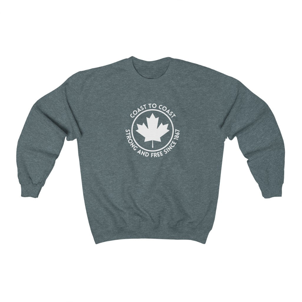 Unisex Crewneck - Strong & Free Since 1867 - Oh Canada Shop