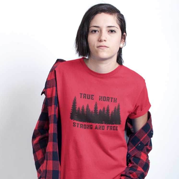 Unisex T - True North Strong & Free - Oh Canada Shop